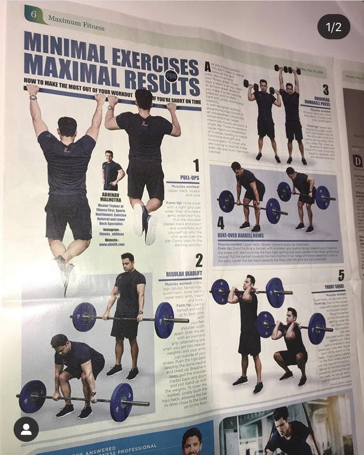 Abhinav Malhotra featured by Dubai Health Authority in Gulf News Better Health
