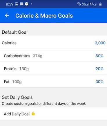 MyFitnessPal Calorie and Macro Goals Updated - How to Track Macros using MyFitnessPal by Best Personal Trainer of Dubai UAE